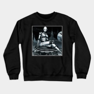 Robot Woman Metropolis Crewneck Sweatshirt